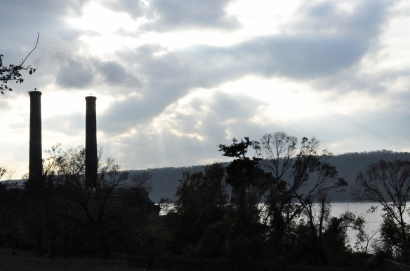 The Glenwood Power Plant on The Hudson River
